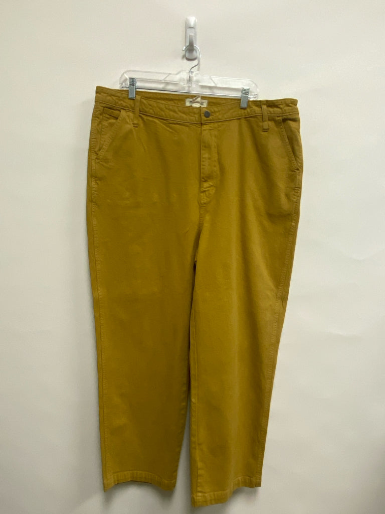 Madewell Size 35 Camel Denim Plus Size Jeans