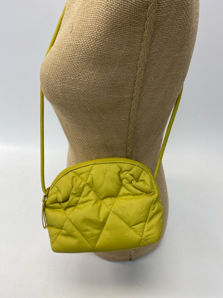 Vera Bradley Chartreuse Puffer Nylon Crossbody