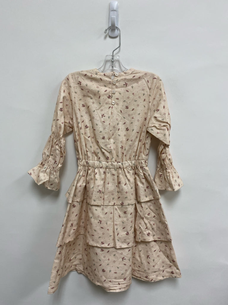 NWT The Sunday Collective SIZE 4/5 Pale Pink Fall Tiered Cotton Girl&