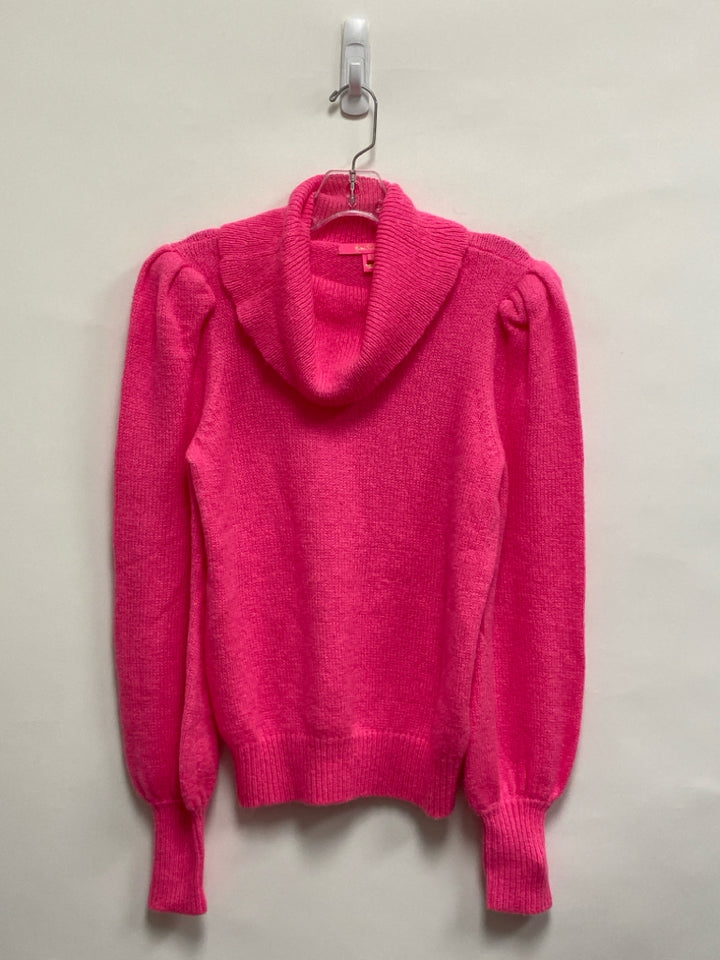 LILLY PULITZER Size XS Neon Pink Cowl Neck Ladies Sweater