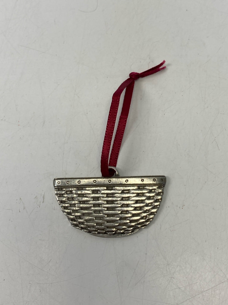 Longaberger Silver Ornaments