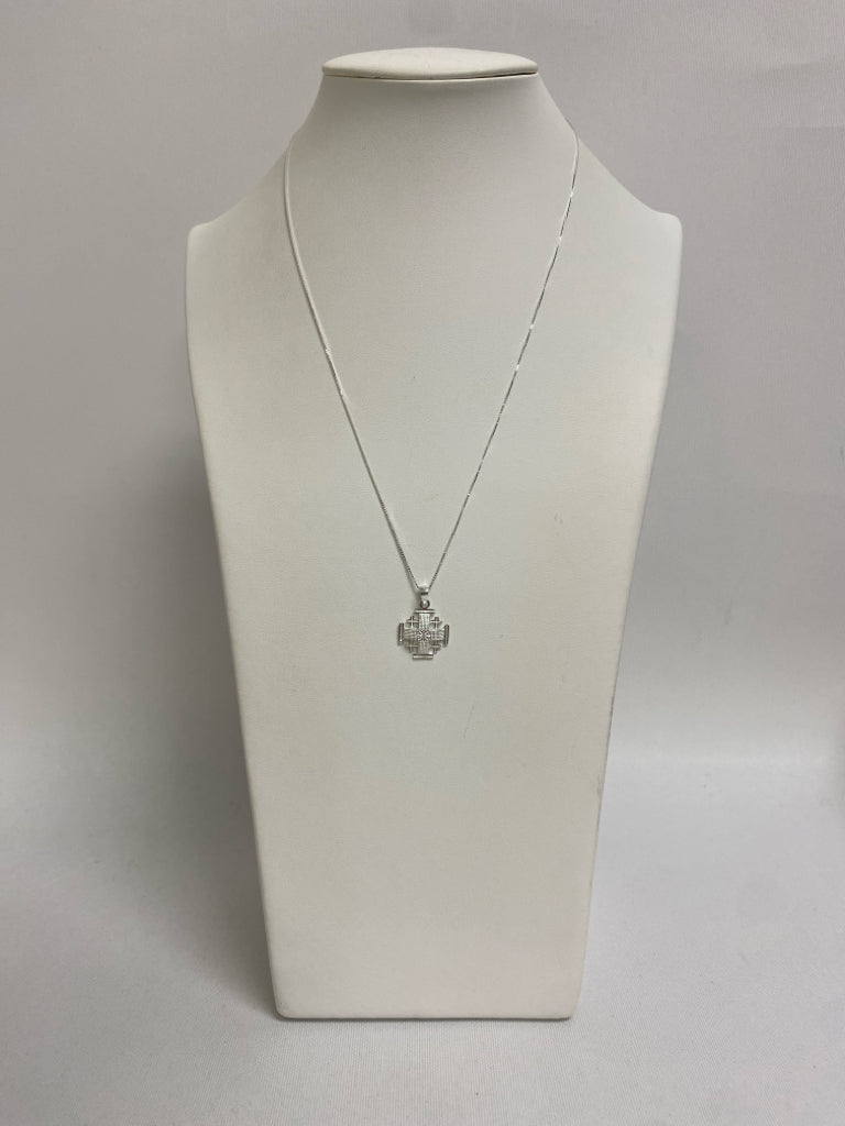 Silver Cross Necklace