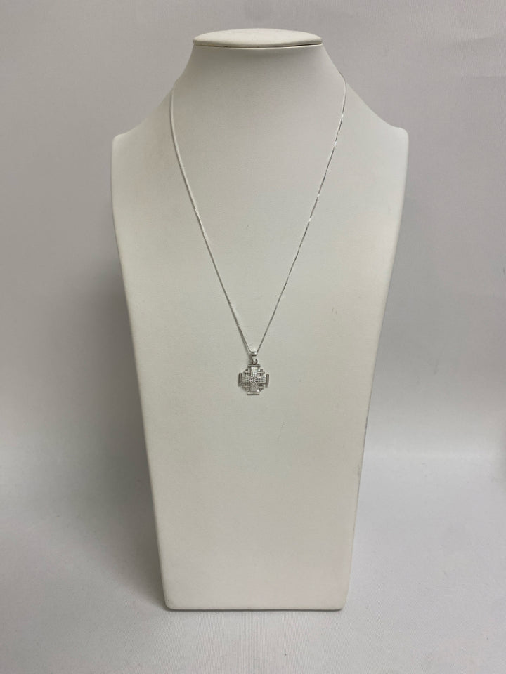 Silver Cross Necklace