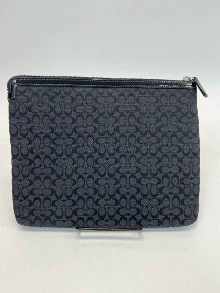 Coach Black Signature Electronic/Accessory