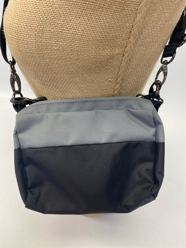Sherpani Black Gray Crossbody