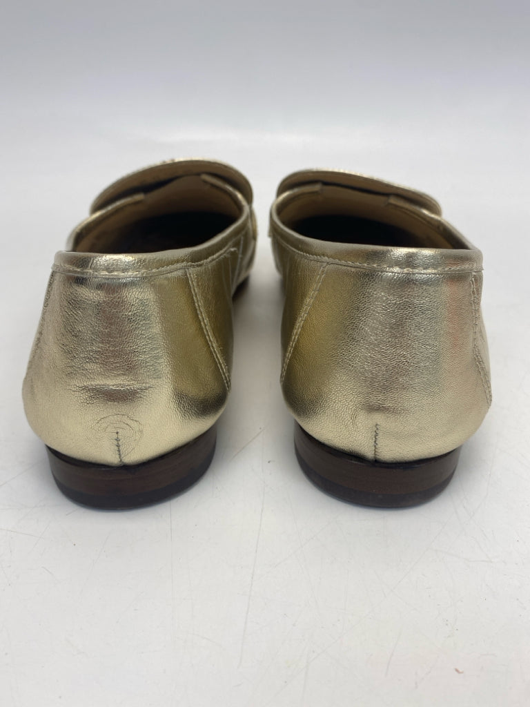J McLaughlin  Size 9 Gold Metallic Flats
