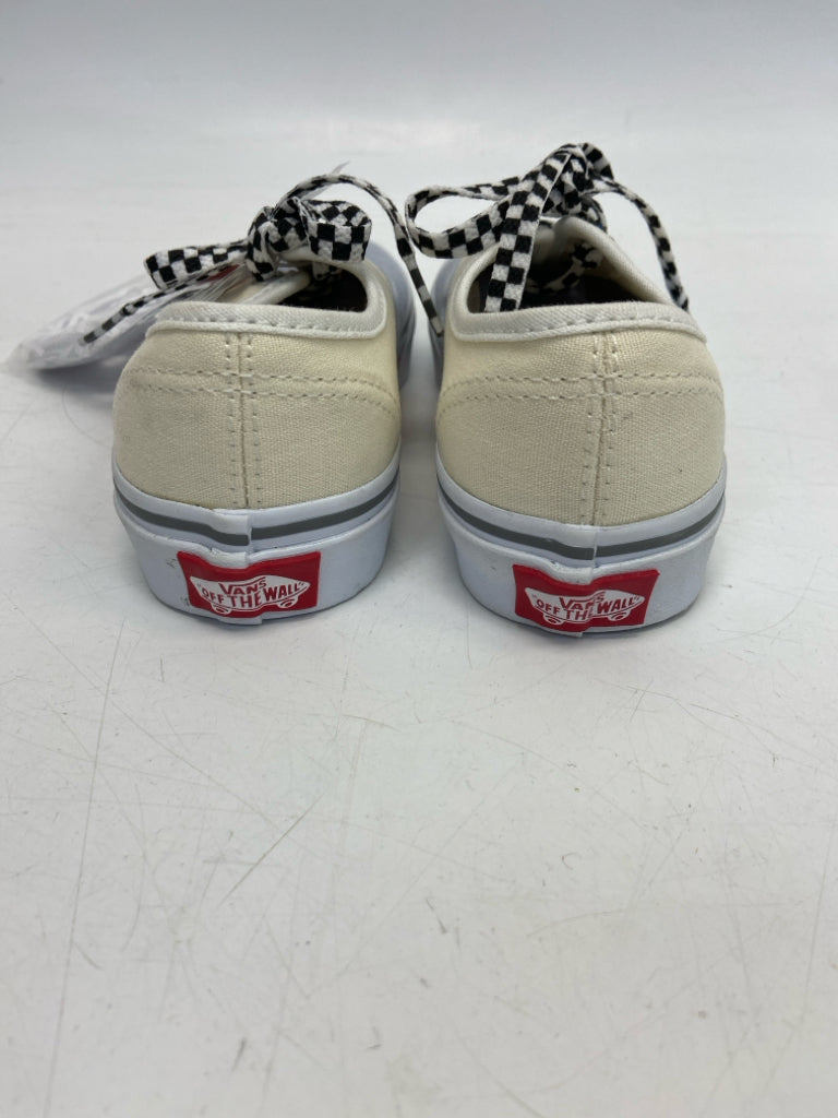 NWOT Vans SIZE 13 Gray Cream Lace-Up Boy&