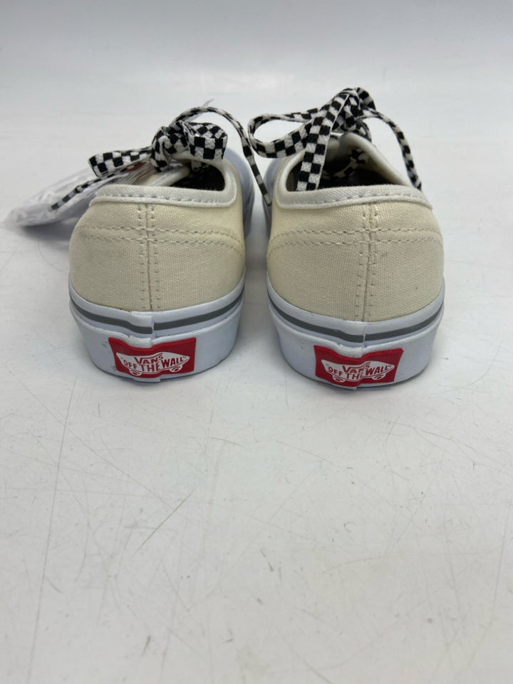 NWOT Vans SIZE 13 Gray Cream Lace-Up Boy&