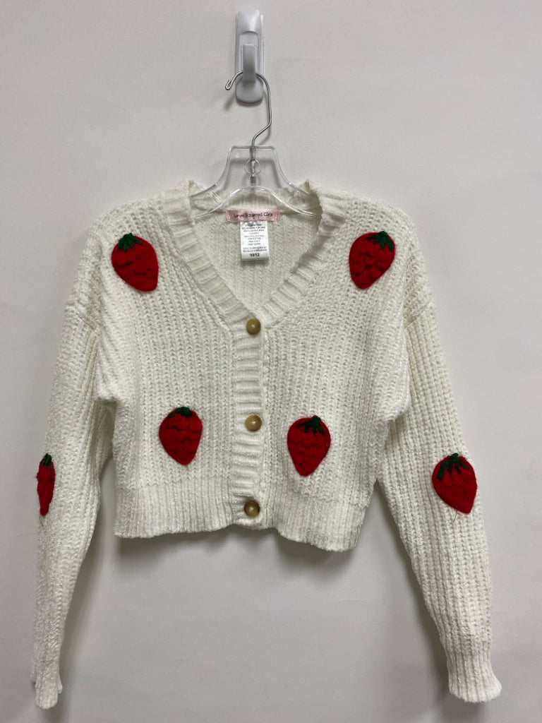 SIZE 10/12 White Red Strawberry Girl&