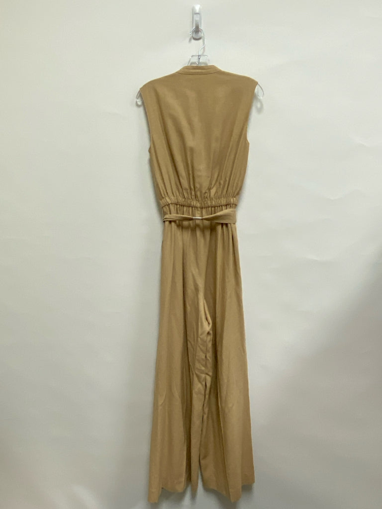 Ann Taylor Size 4 Beige Sleeveless Ladies Jumpsuit