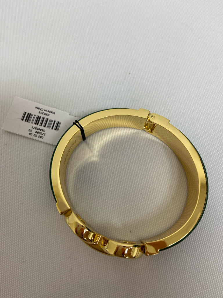 NWT Talbots Gold Color Green Bracelet