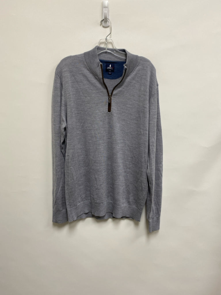 johnnie-o Size L Gray Wool Blend Men&