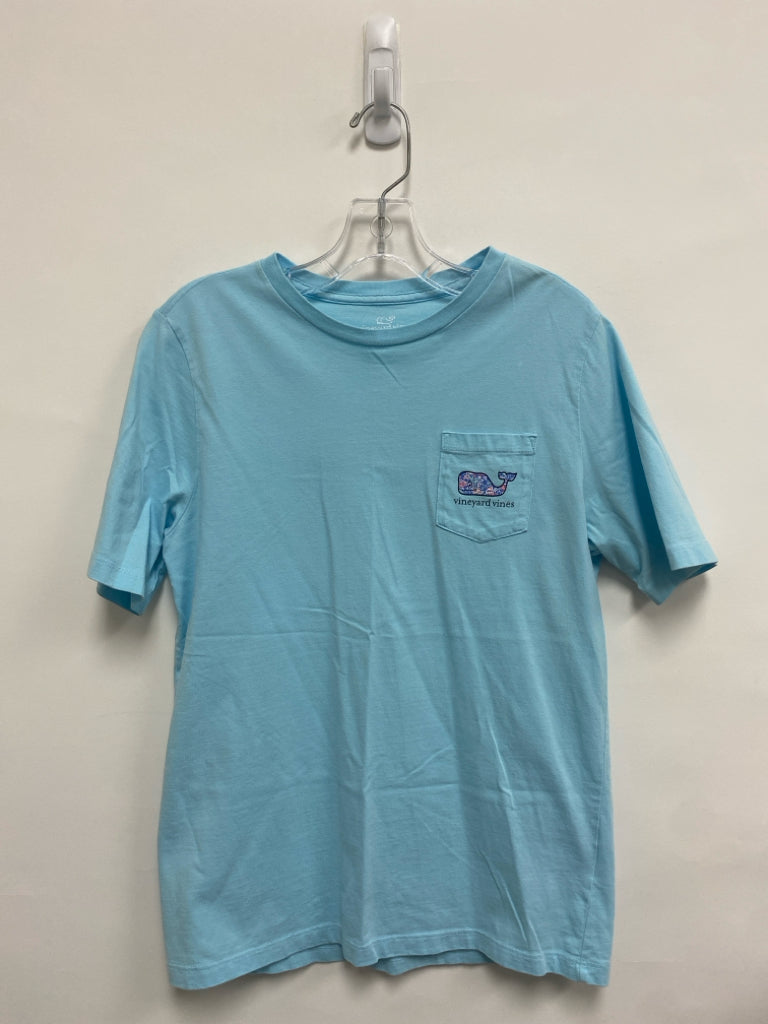 Vineyard Vines SIZE M Aqua Whale Cotton Girl&