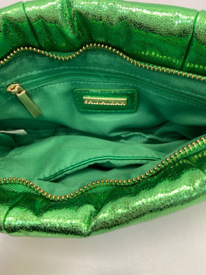 Shiraleah Green Metallic Handbag