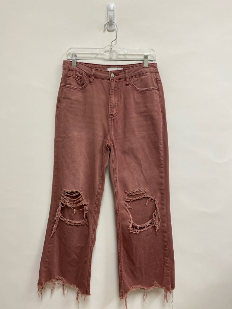 VERVET Size 4 Brick Distressed Ladies Jeans
