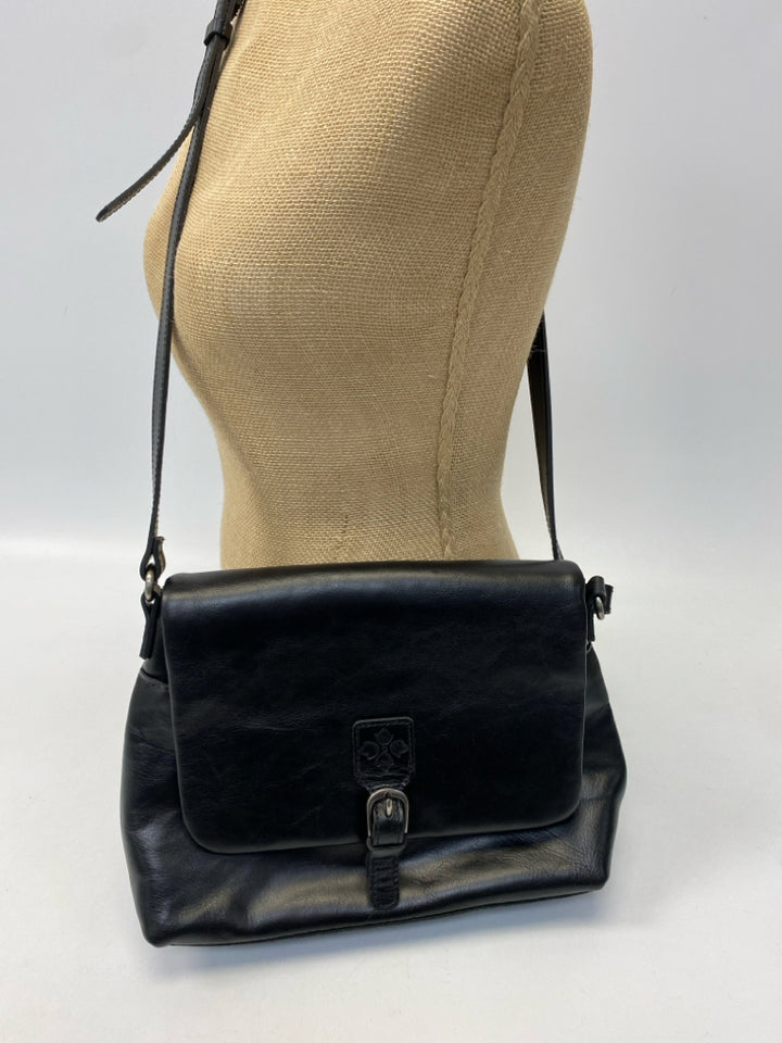 Patricia Nash Black Buckle(s) Crossbody
