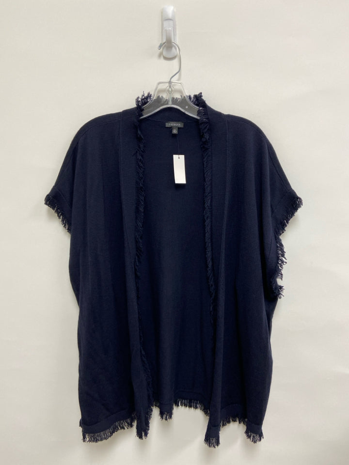 NWT Talbots Size M Black Fringe Ladies Sweater