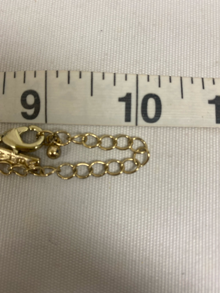 WHBM Gold Color Clear Star(s) Necklace
