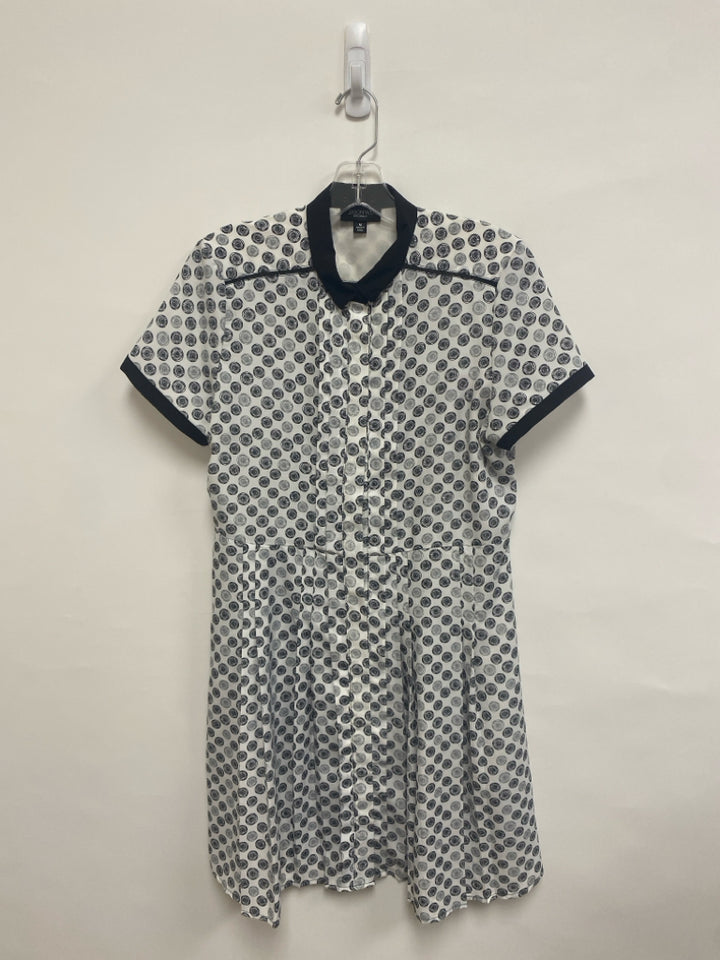JASON WU Size M White Black Circles Ladies Dress