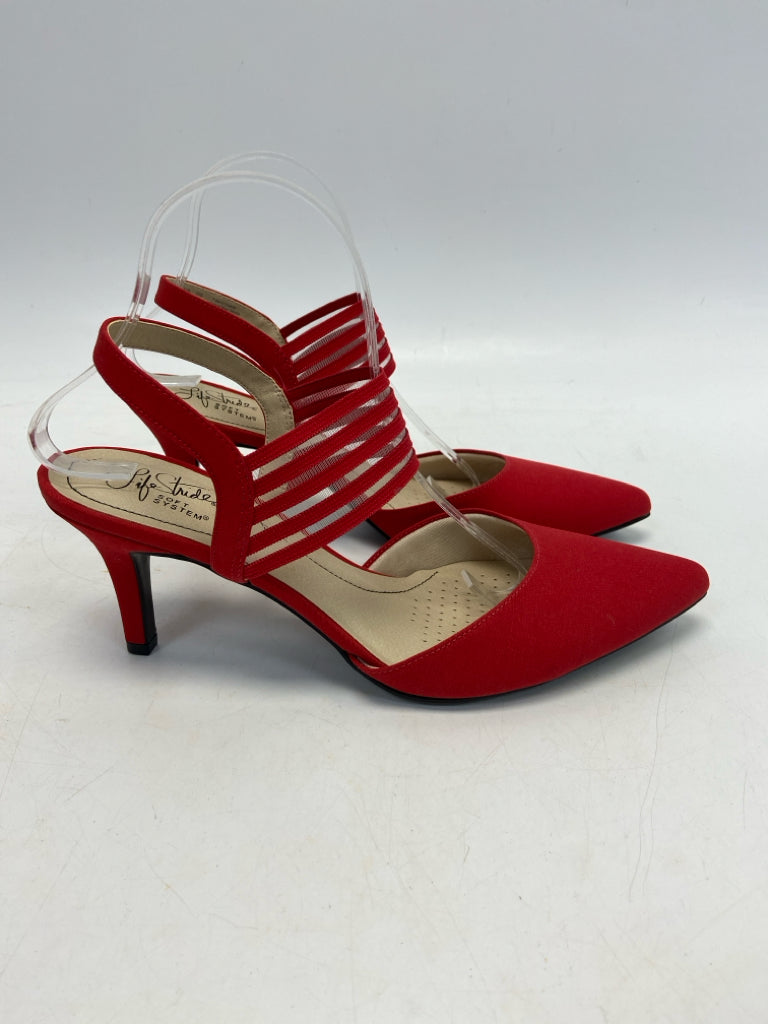 NWOT Life Stride  Size 10 Red Heels