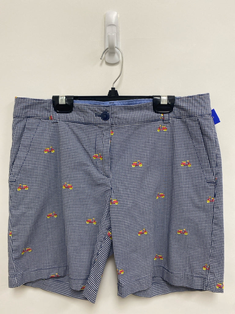Talbots Size 4 Navy White Checkered Ladies Shorts