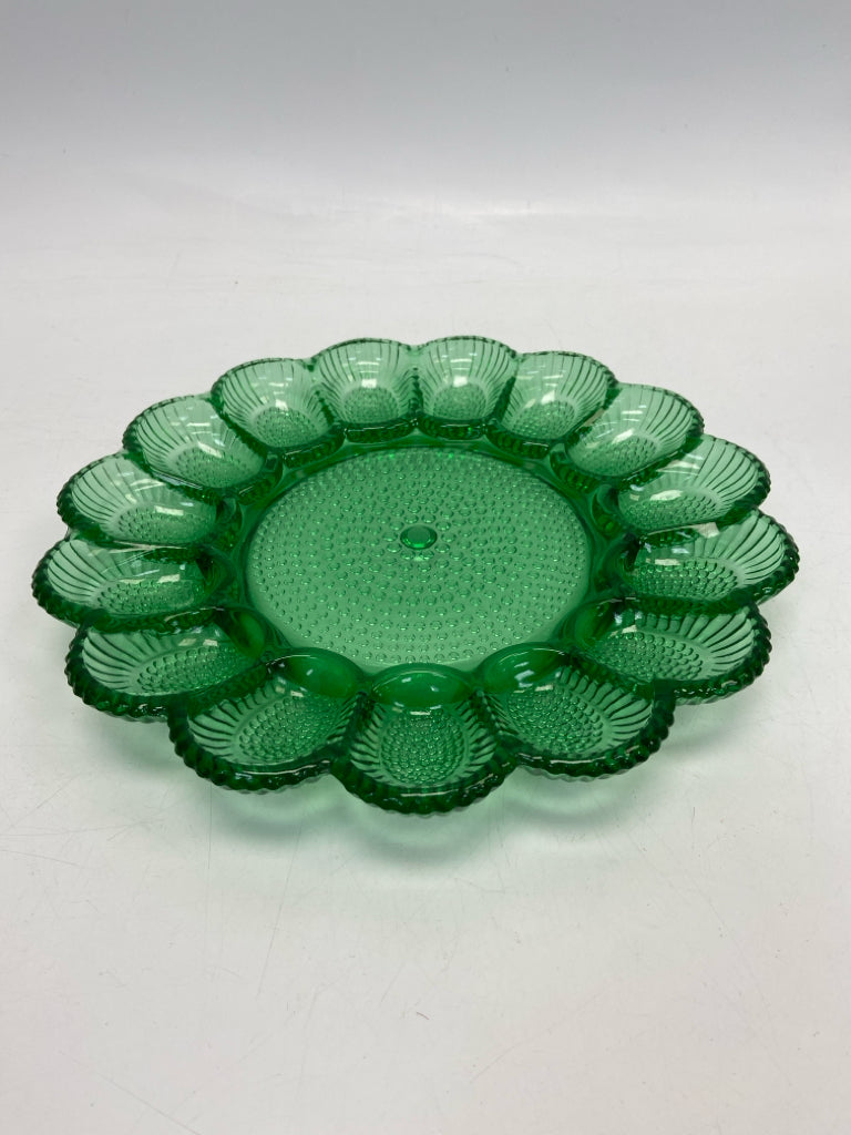 Green Serving Piece