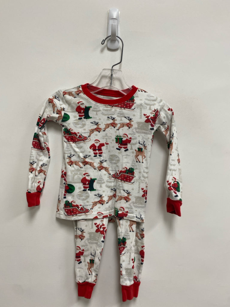 The Place SIZE 2T White Red Christmas Boy&