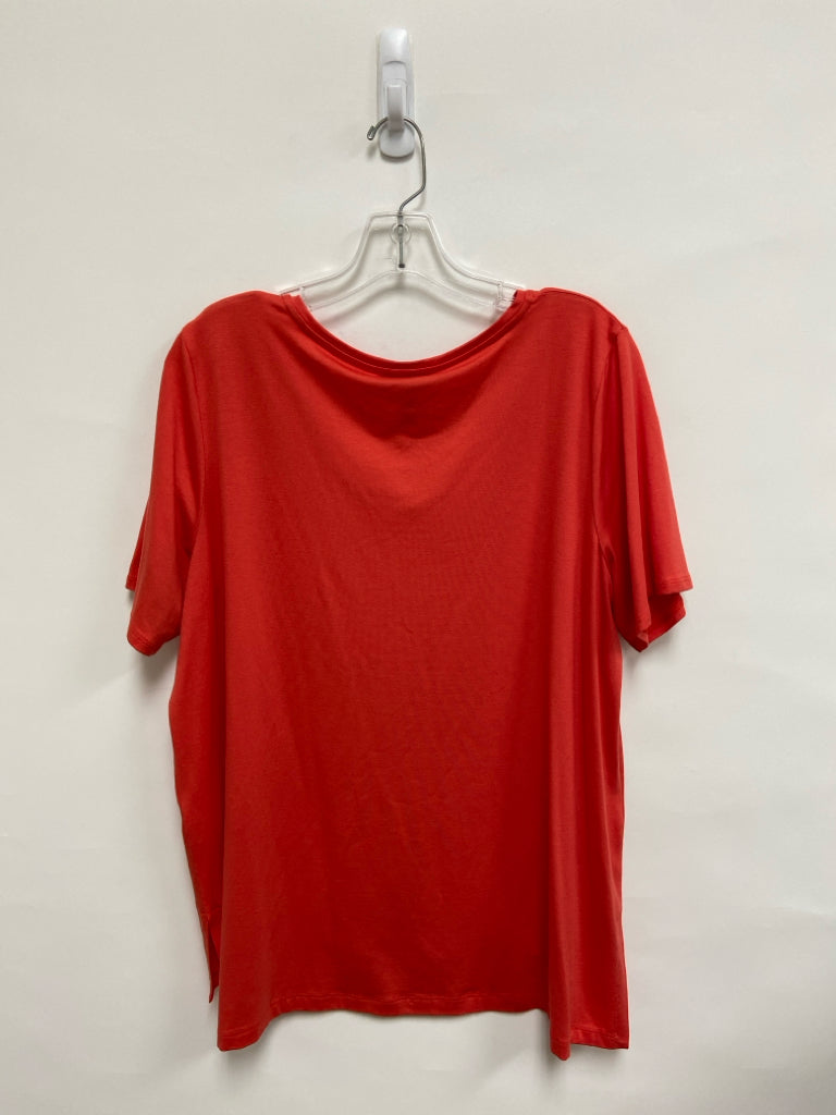 NWT Eileen Fisher Size L Dark Coral Tunic Ladies Top
