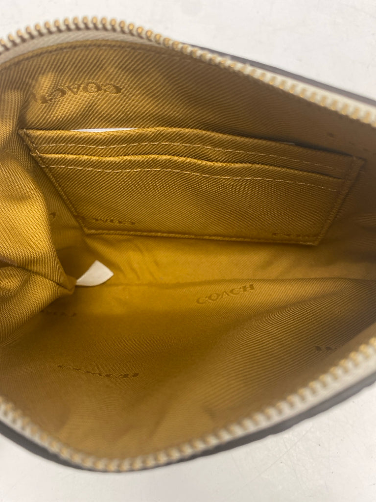 Coach Cream Red Cherry(ies) Wristlet  CA800