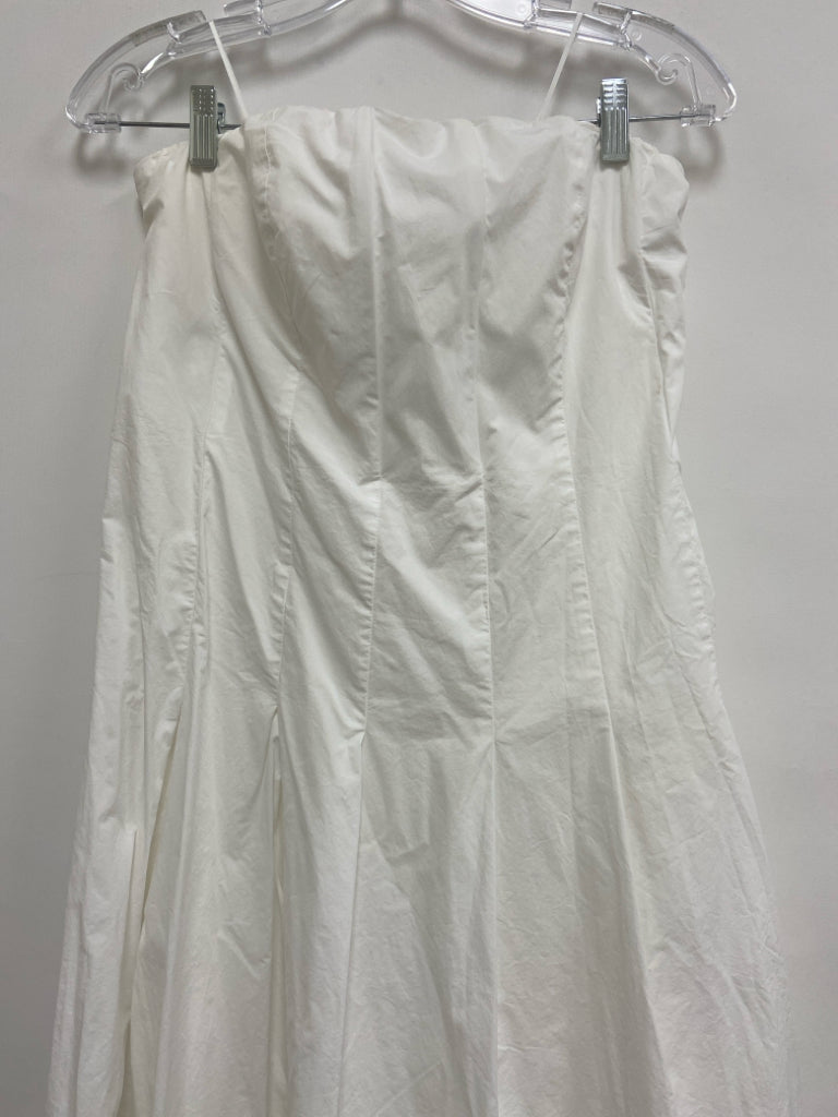 Size XL White Strapless Ladies Dress