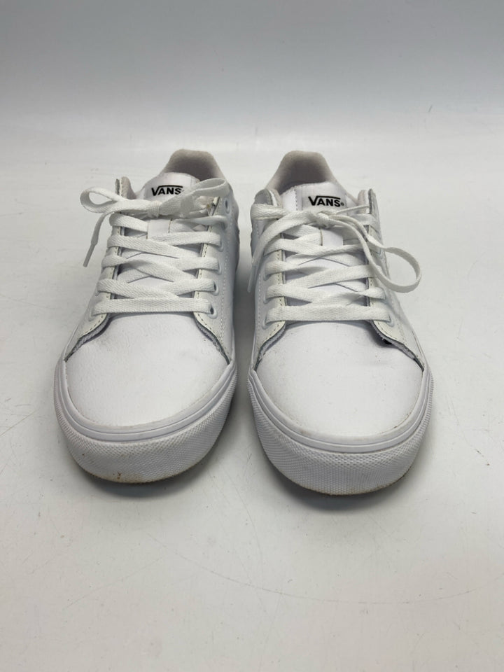 Vans  Size 8.5 White Lace-up Sneakers