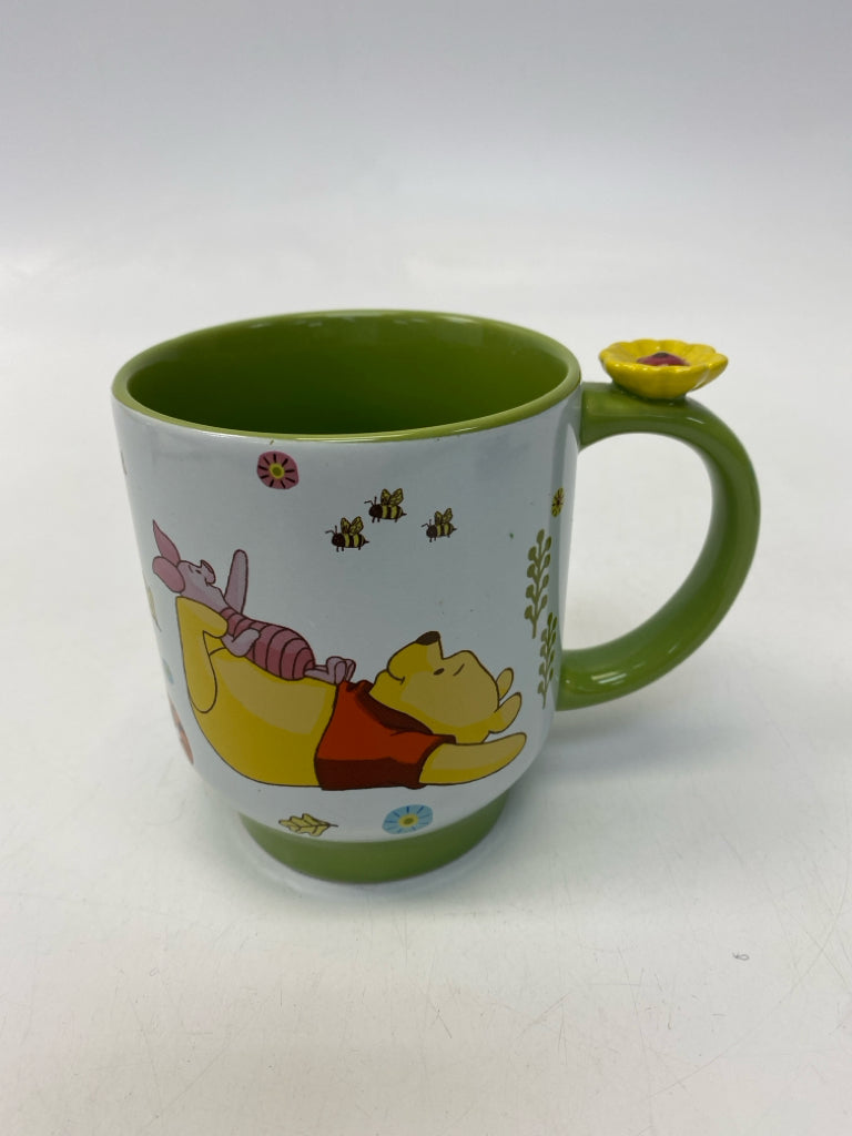 Disney Green/White Multi Color Characters Coffee Mug