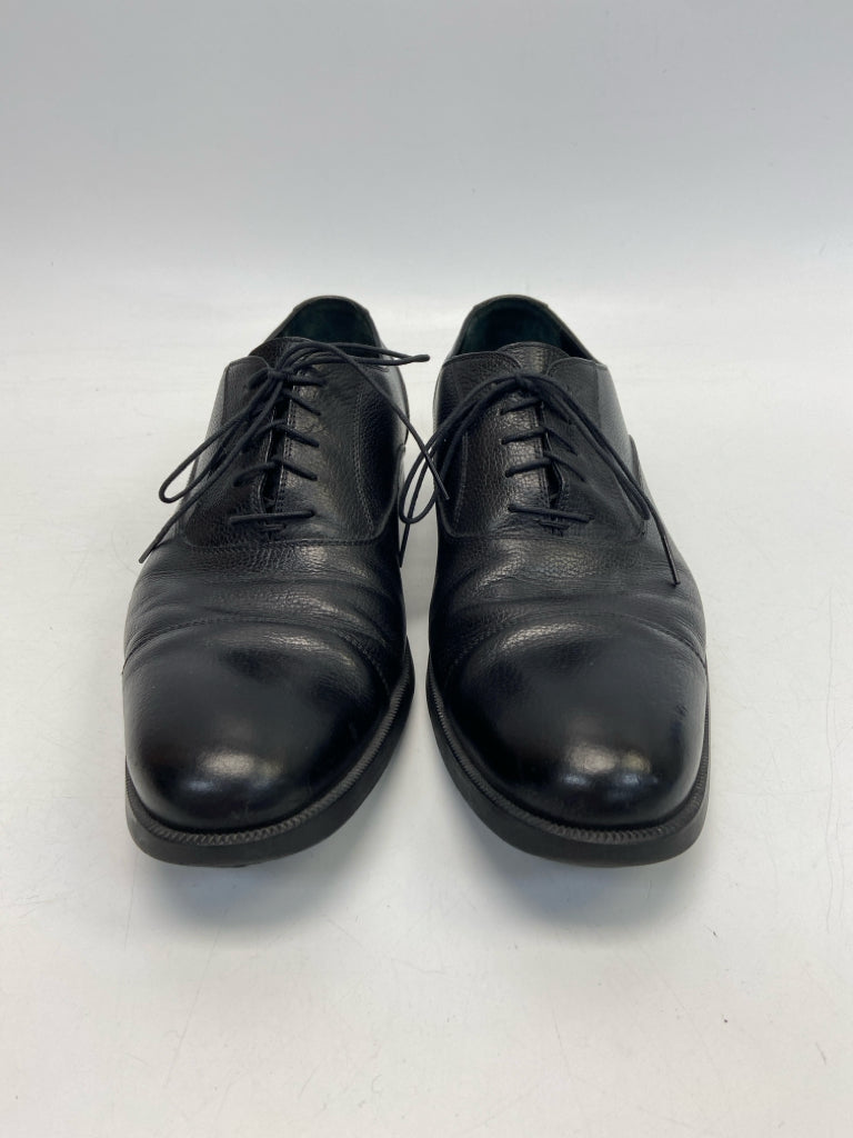 Ferragamo Size 9.5 2E Black Dress Shoe w/Dust Bag