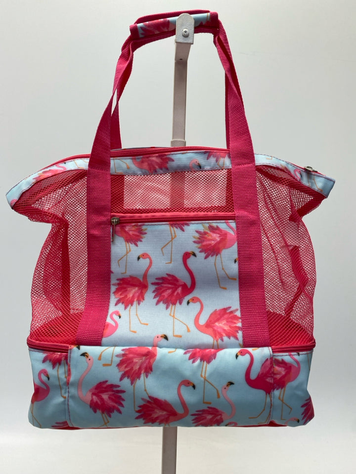 NWT Pink Blue Flamingo Misc. Kitchen