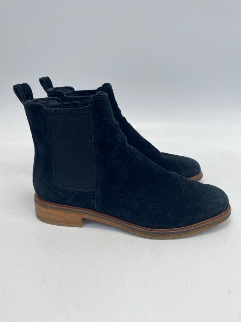 Clarks US Shoe Size 9 Black Suede Boots