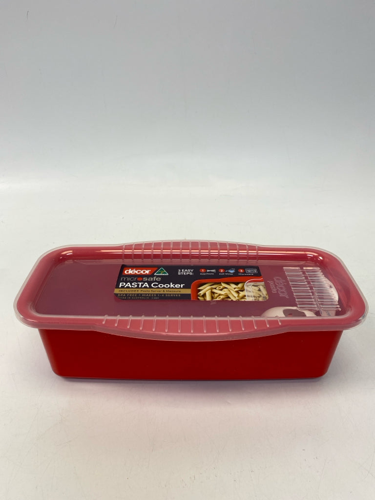 Lock &amp; Lock Red Clear Storage Container