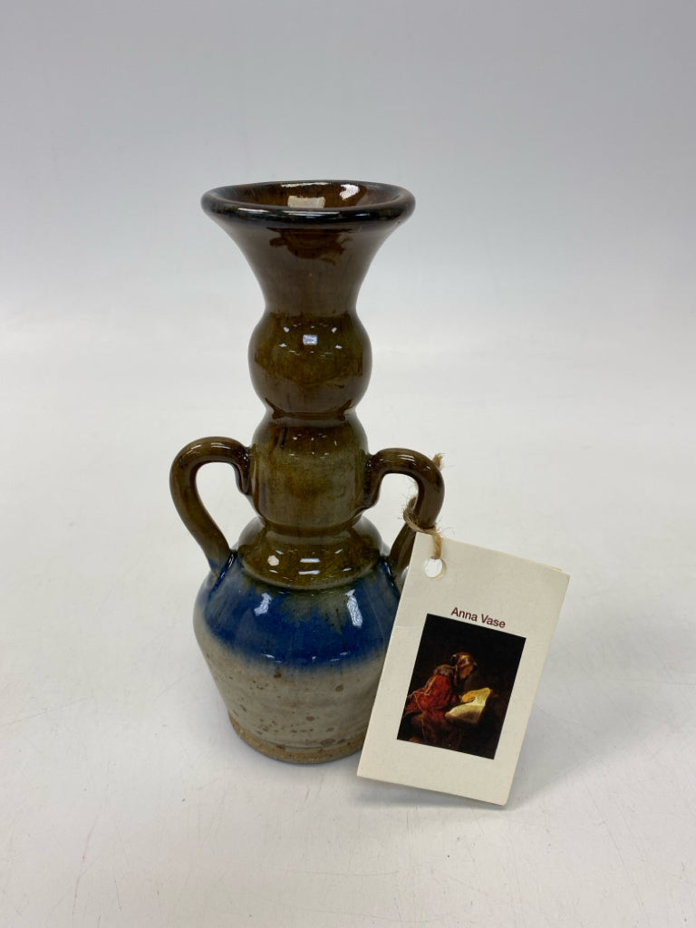 NWT Brown Blue Pottery