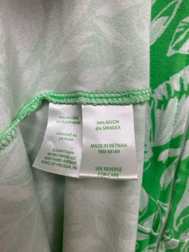 NWT LILLY PULITZER Size 6 Mint Green White Floral Maxi Ladies Dress
