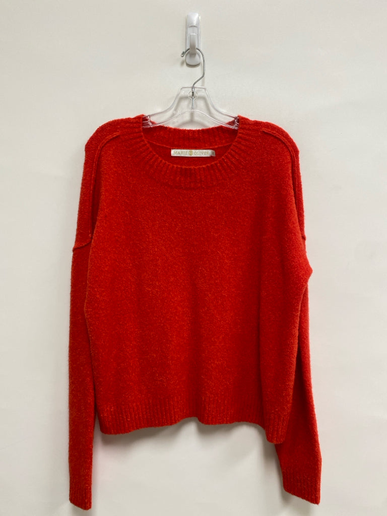 Marie Oliver Size M Red Ladies Sweater