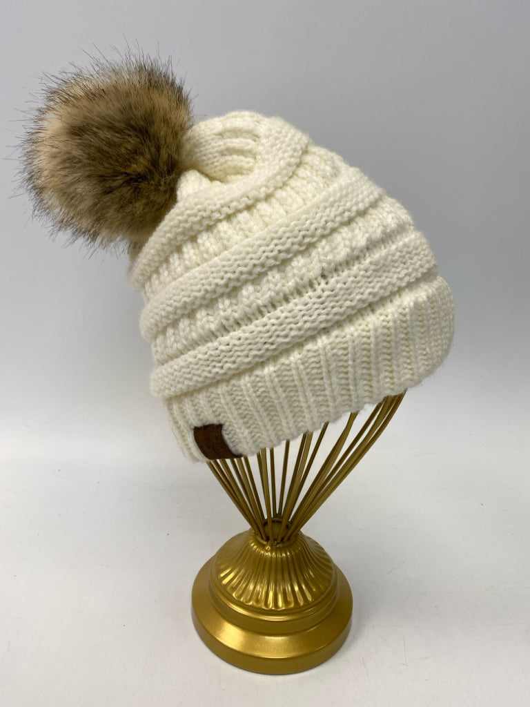 C&amp;C White Winter Hat