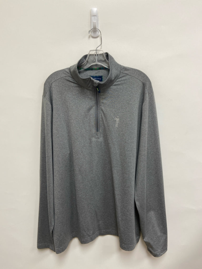 Size XL Gray Quarter Zip Men&