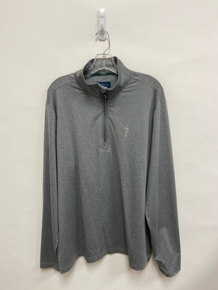 Size XL Gray Quarter Zip Men&