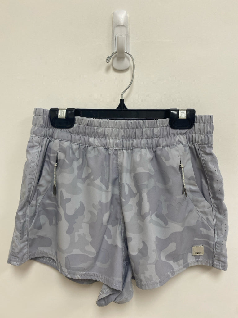 vuori Size S Gray Camouflage Athletic Shorts