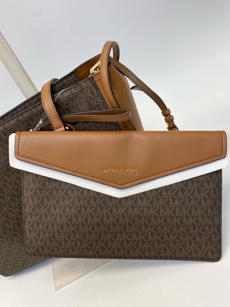 NWT Michael Kors Dark Brown Signature Tote Bag