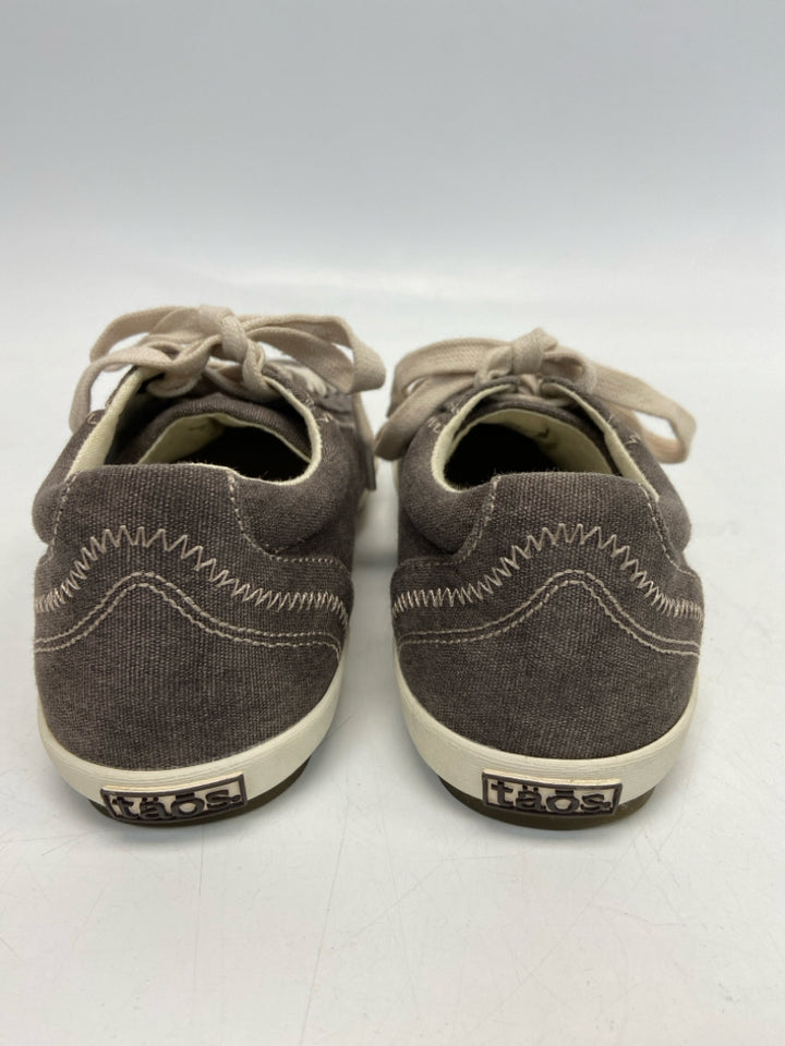 Taos  Size 6.5 Brown Tan Lace-up Sneakers