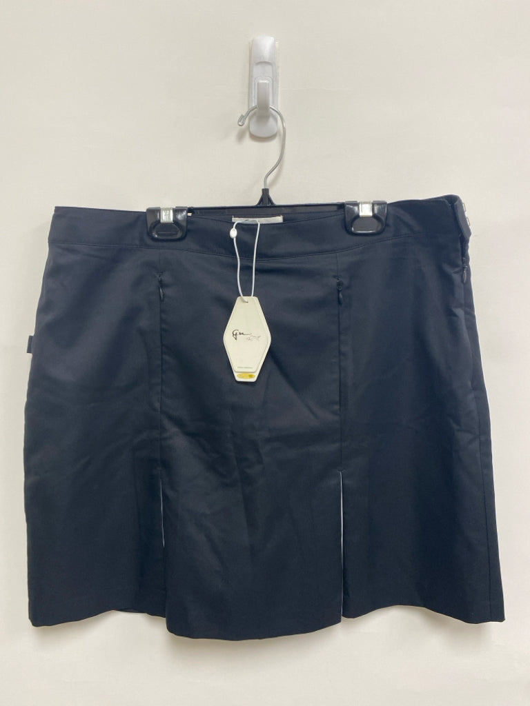 NWT Greg Norman Size 10 Black Athletic Skort