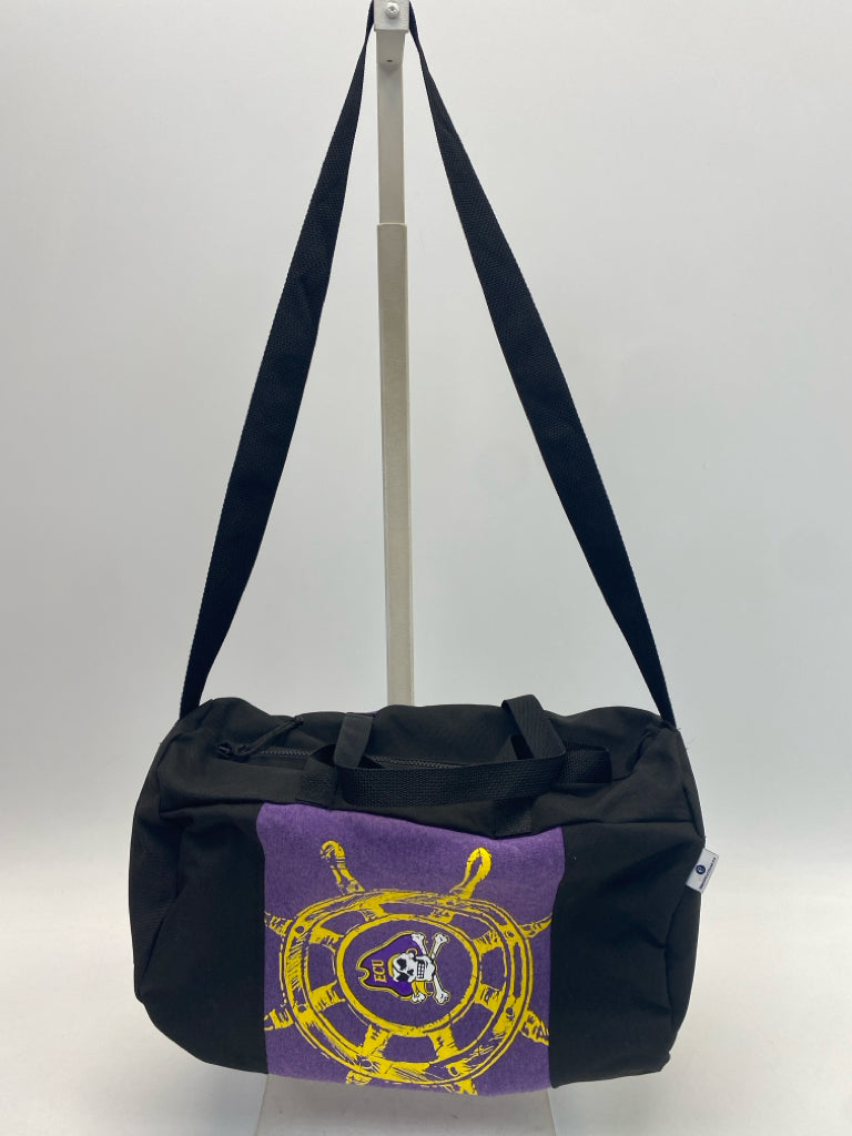 Black Purple/Yellow Duffle Bag