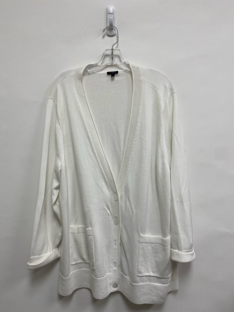 Talbots  SIZE  3X White Plus Size Sweater
