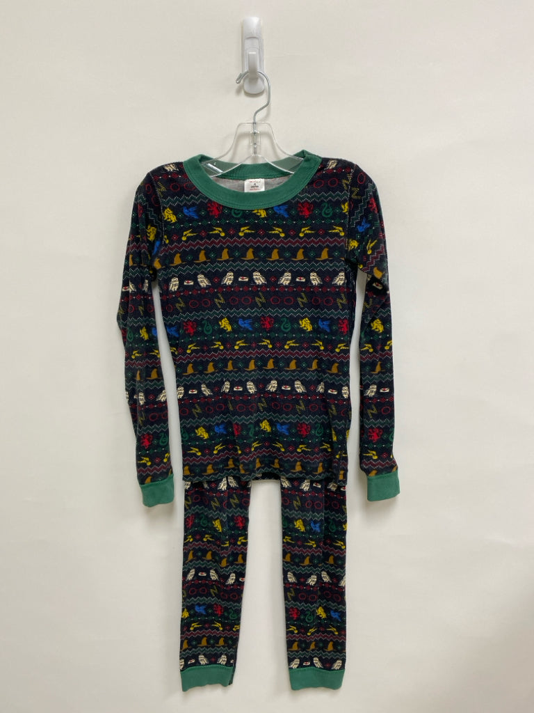 hanna Andersson SIZE 10 Black Red/Green Animals Boy&