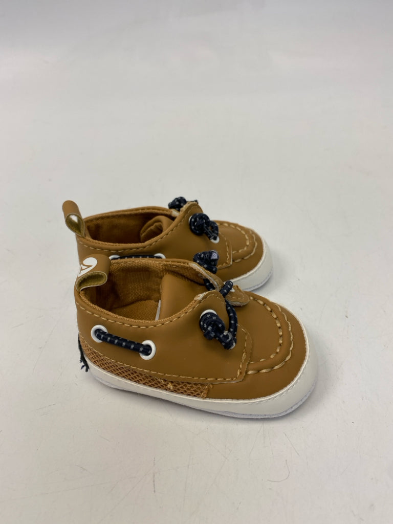 NWOT Sperry SIZE 3-6M Brown Navy Boy&